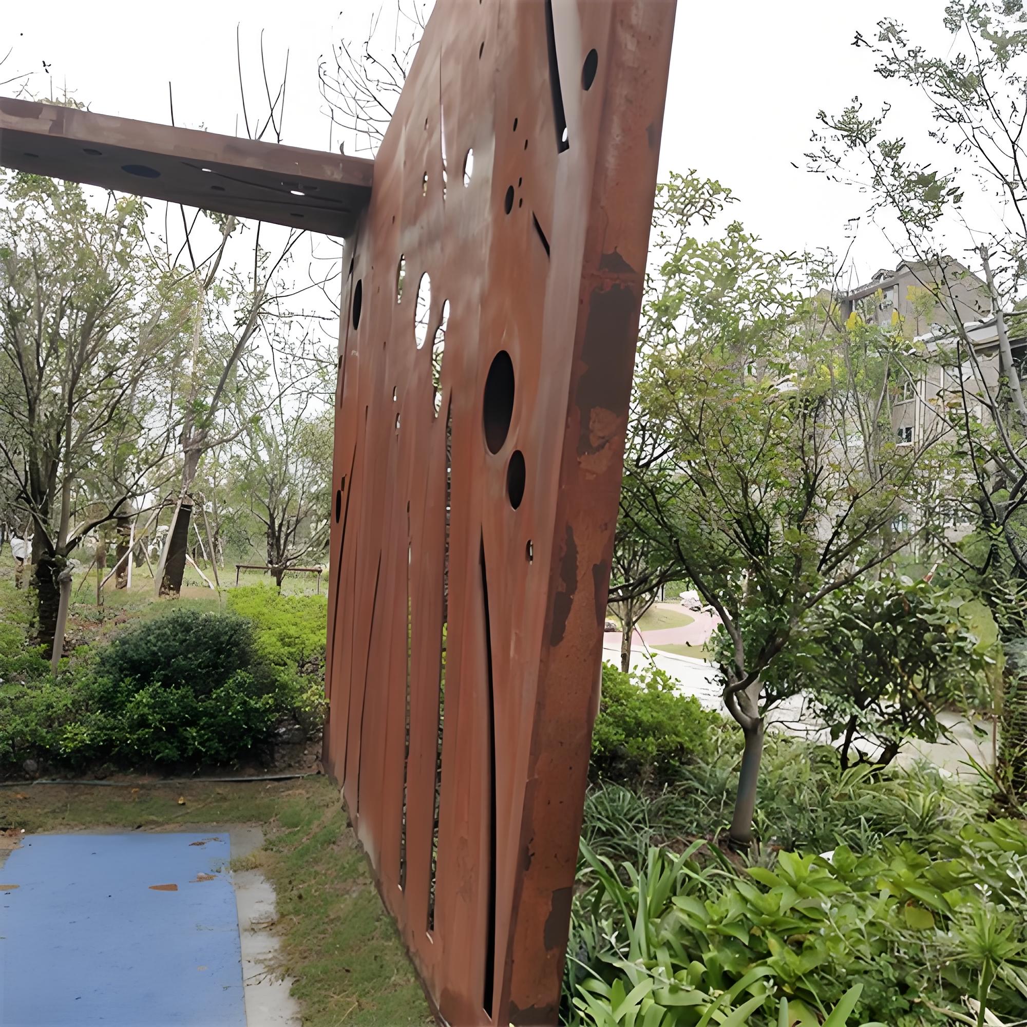 红桥耐候钢景观