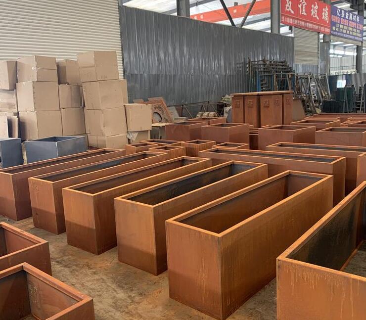 红桥耐候钢板花箱