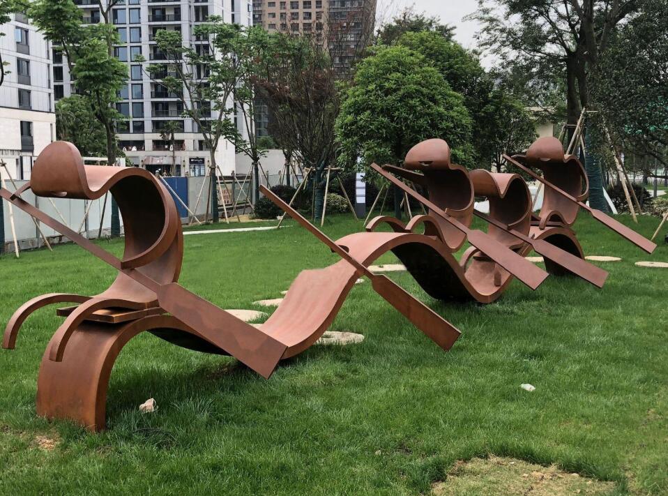 红桥锈钢板造型