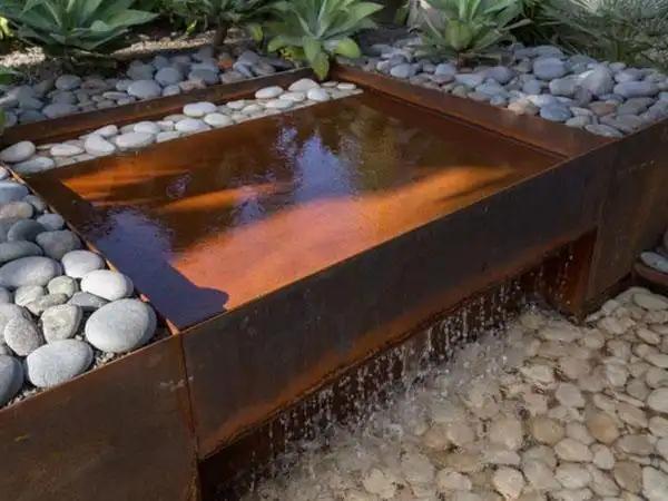 红桥耐候钢水景