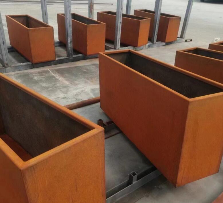 红桥耐候钢花箱